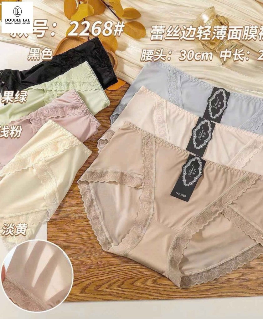 Quần lót su ren Free size- Co Giãn Tốt, Mềm Mại (QLS03)